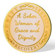 Elegance in Sobriety Coin for Women
