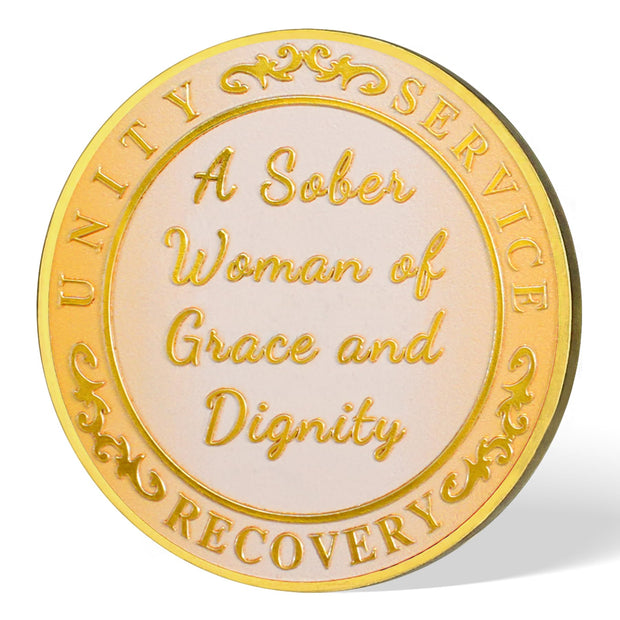 Elegance in Sobriety Coin for Women