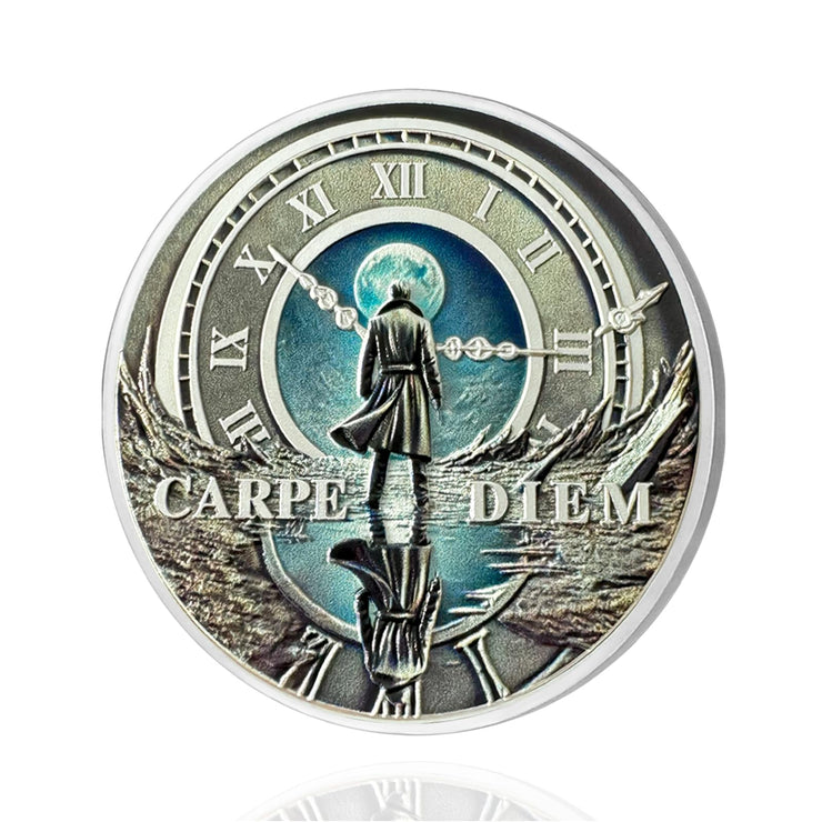 Memento Mori Carpe Diem Challenge Coin
