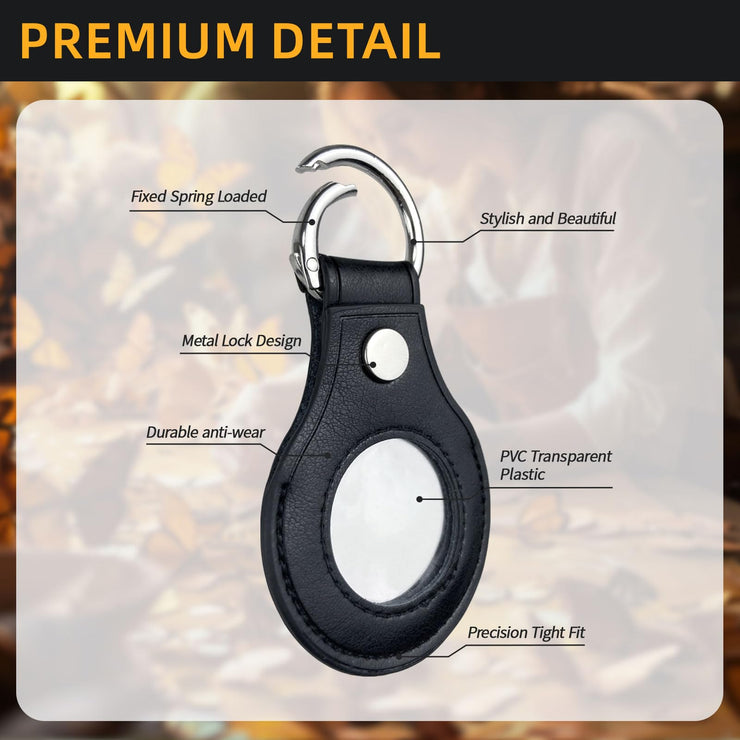 Handmade Premium Leather Coin Holder Keychain