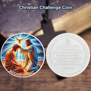Divine Light of Jesus Christian Challenge Coin
