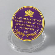 Inner Awakening Lotus Sobriety Coin for Women