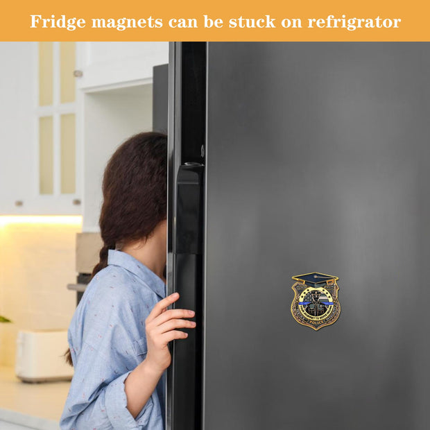 Police Academy Graduation Refrigerator Magnet
