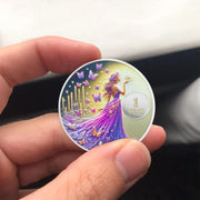 Purple Butterfly Fairy Sobriety Coin