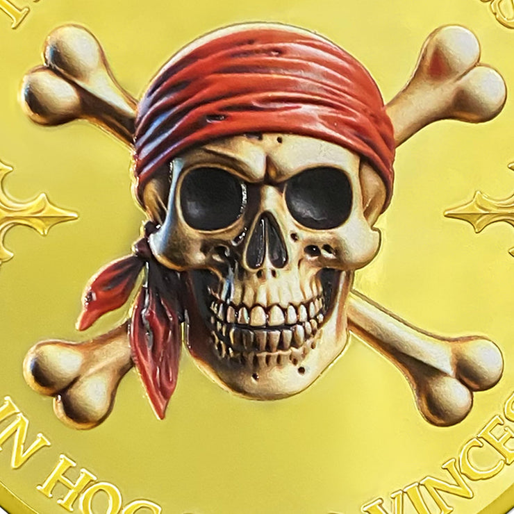 Legendary Treasure Pirates Challenge Coin
