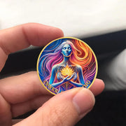 Inner Awakening Lotus Sobriety Coin for Women