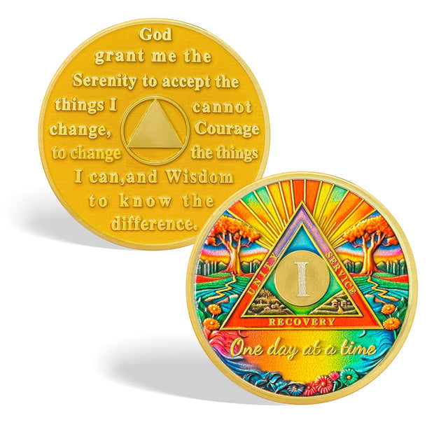 One Day at a Time Soberity Coin