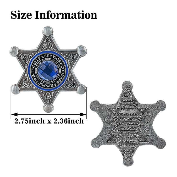 Sheriff Prayer Challenge Coin Police Officers Law Enforcement Gift