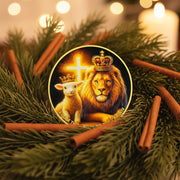 Lion of Judah and Lamb of God Christian Challenge Coin