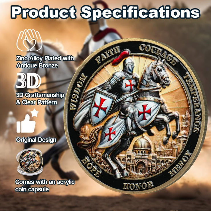 Knights Templar Challenge Coin