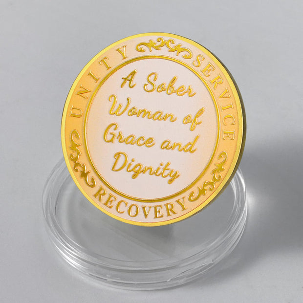 Elegance in Sobriety Coin for Women