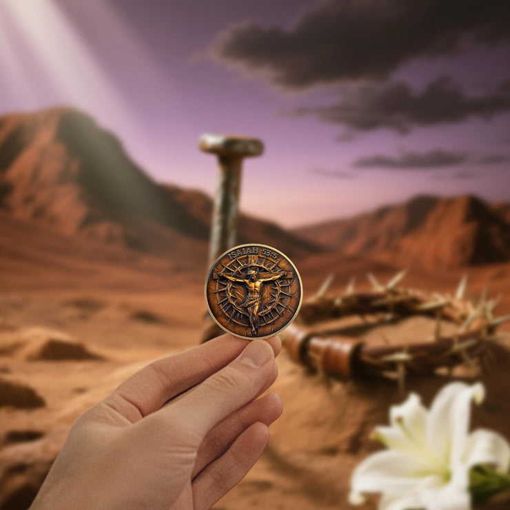 Jesus Christ Sacrifice Challenge Coin
