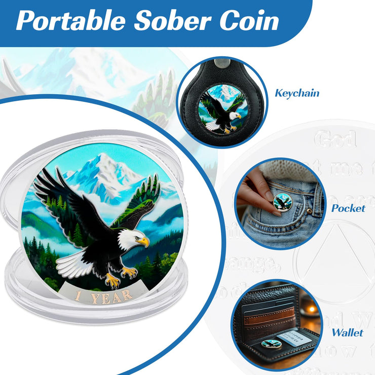 Wings to Soar Sobriety Coin
