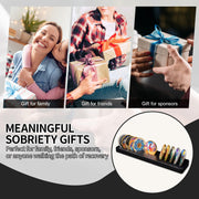 Solid Wood AA Coin Holder Display