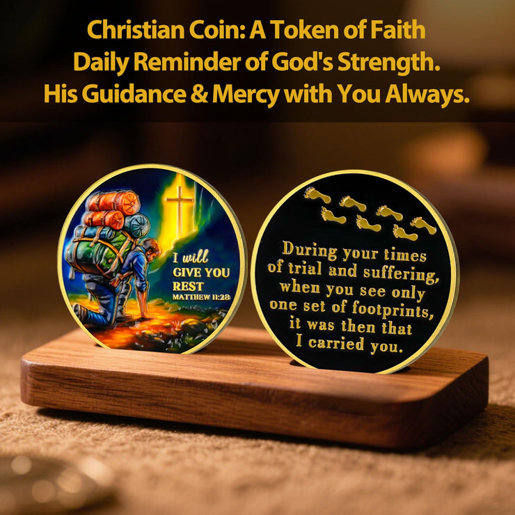 Tokenara Christian Challenge Coin for Men Women