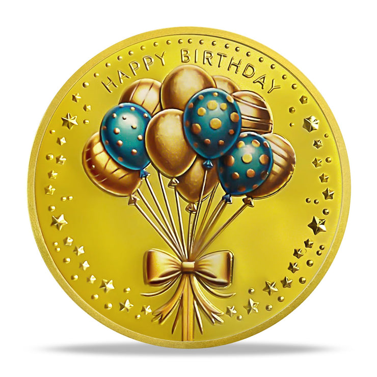 Shooting Star Wish Birthday Coin