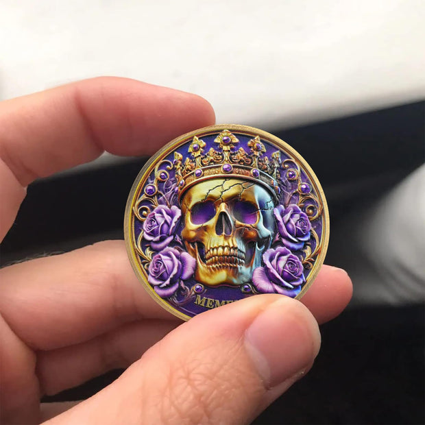 Your Time is Limited Inspirational Stoicism Memento Mori Coin