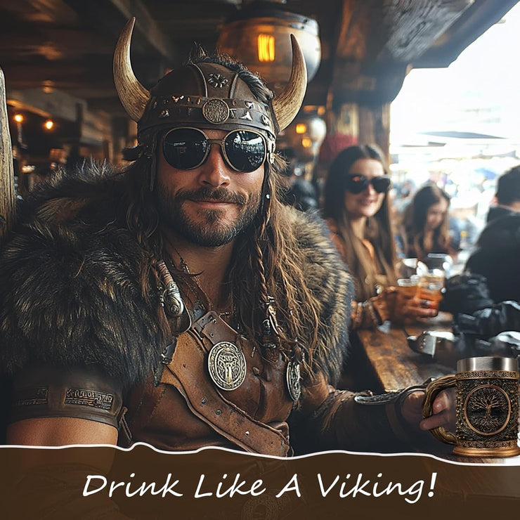 Original Handmade 20oz Medieval Celtic Pirate Viking Mug