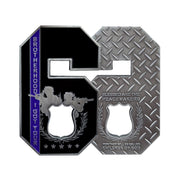 The Blue Line Got Your Six-Brotherhood Police Challenge Coin