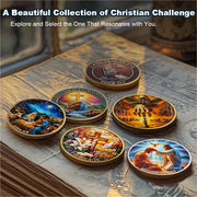 Divine Light of Jesus Christian Challenge Coin