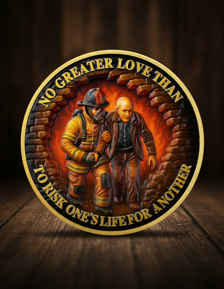 Firefighter Rescue Duty Honor Coin
