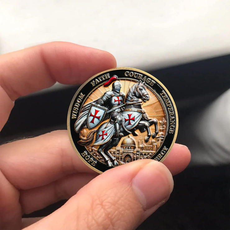 Knights Templar Challenge Coin