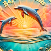Beyond Limits Inspirational Dolphin Sobriety Coin