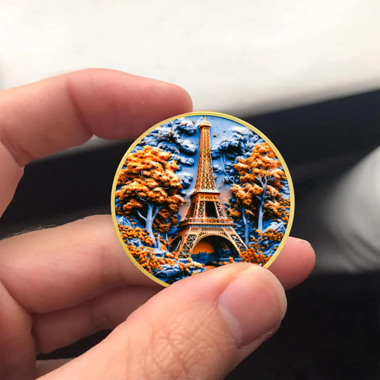 Eiffel Tower Sobriety Coin