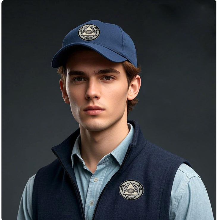 All-Seeing Eye Hook and Loop Patch Freemason Embroidered Patch