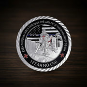 Thin Blue Line Lives Matter Police Officer Law Enforcement Challenge Coin