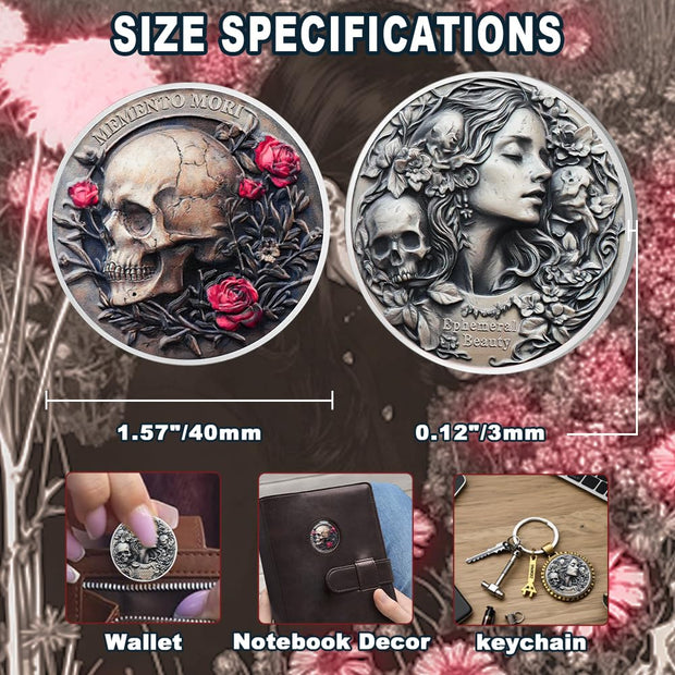 Remembrance of Life Memento Mori Coin