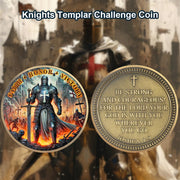Faith, Honor, Victory Knights Templar Challenge Coin