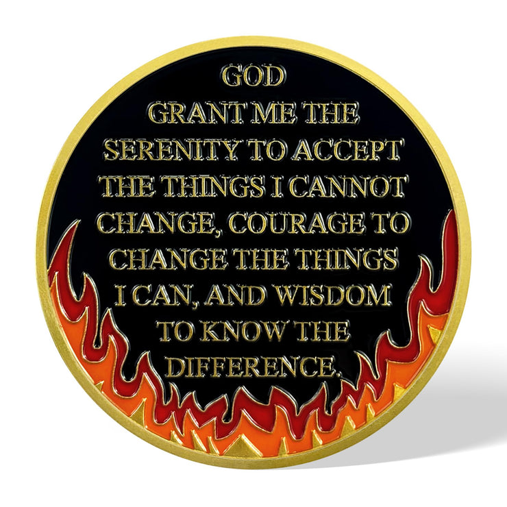 Rebirth from the Ashes Phoenix Sobriety Coin