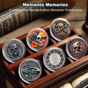 Tempus Fugit EDC Stoic Token Timeless Reminder of Life Memento Mori Coin