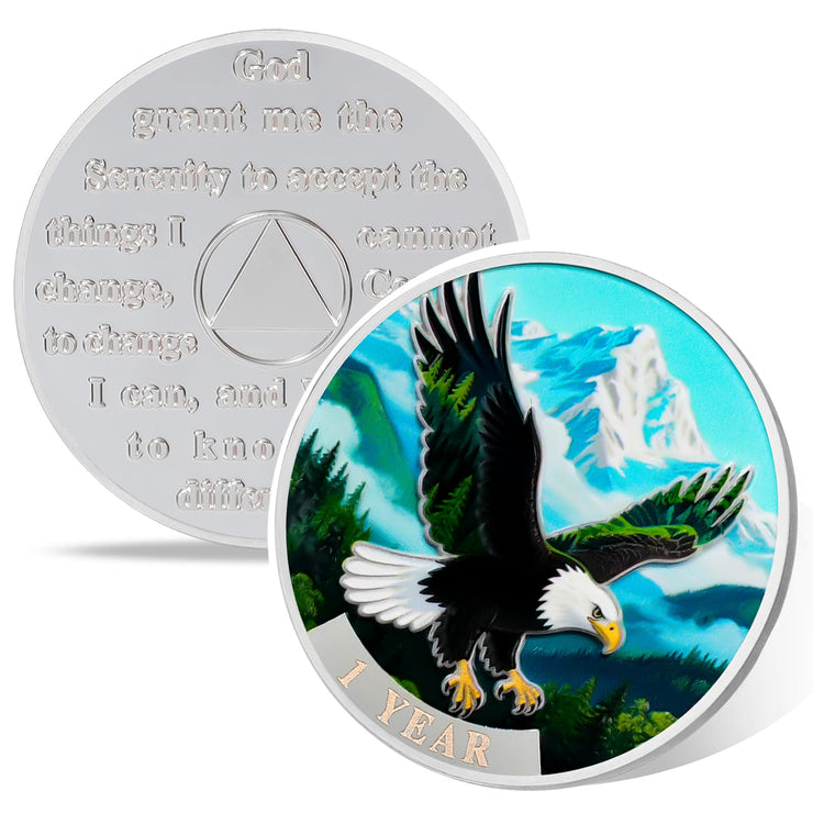Wings to Soar Sobriety Coin