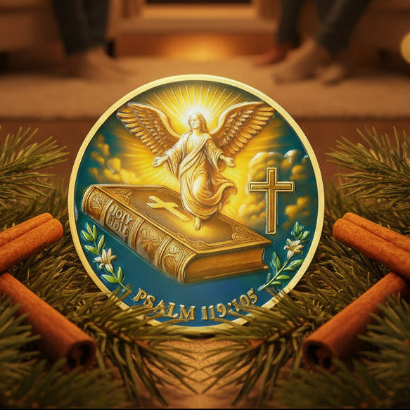 Bible Angel Religious Coin