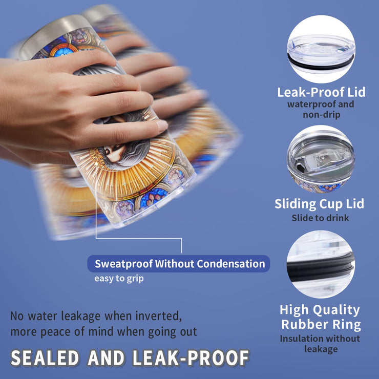 20 Oz Stainless Steel Tumbler, Double-layer 304 Vacuum Insulated Cup