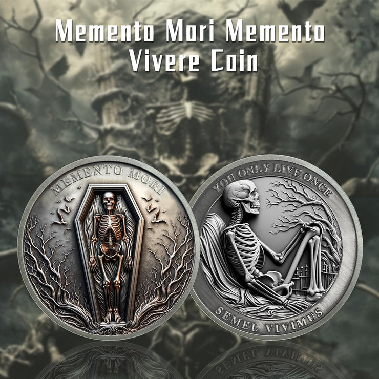Stoic Reminder Memento Mori Coins