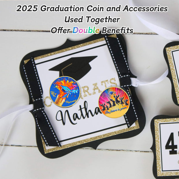 New Beginnings Motivational  Graduation Celebration Coin