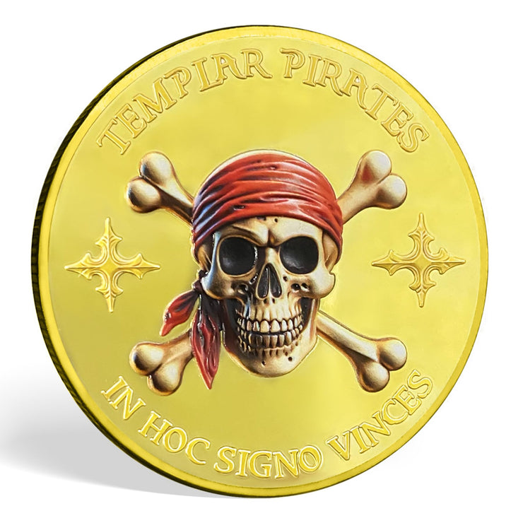 Knights Templar Challenge Coin (Pirate)