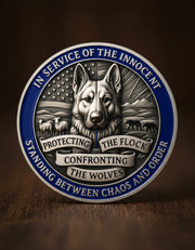Working Dog Memorial Police Coin