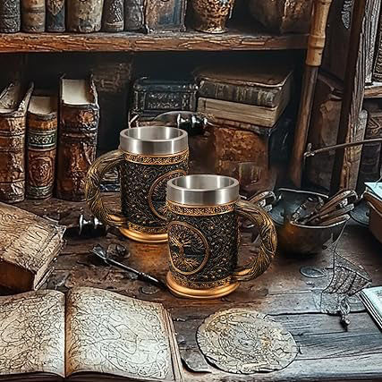 Original Handmade 20oz Medieval Celtic Pirate Viking Mug