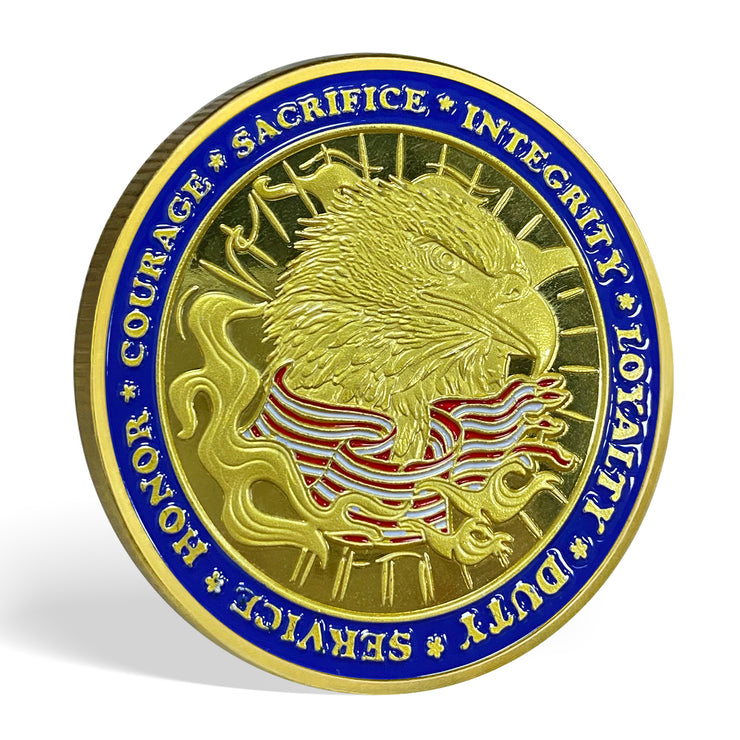 Thank You For Your Service Challenge Coins-AtSKnsk