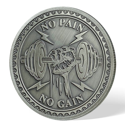 No Pain No Gain Sobriety Coin Growth Gift AA Chips
