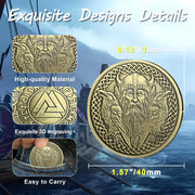 Viking Warrior Lucky Viking Odin Coin