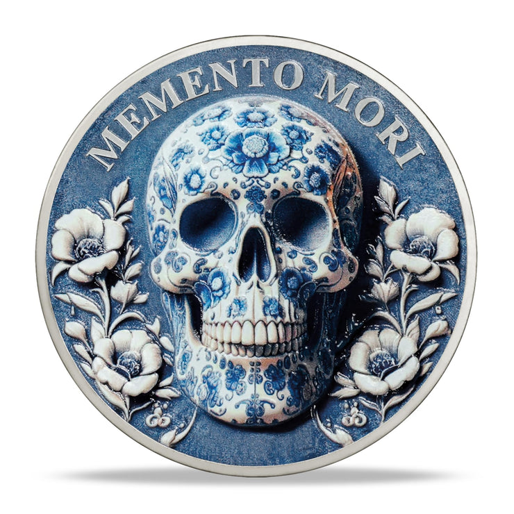 Daily Stoic Practice Inspirational Stoicism Memento Mori Coin