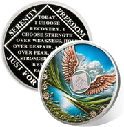 Wings of Freedom 1-10 Year Sobriety Coin