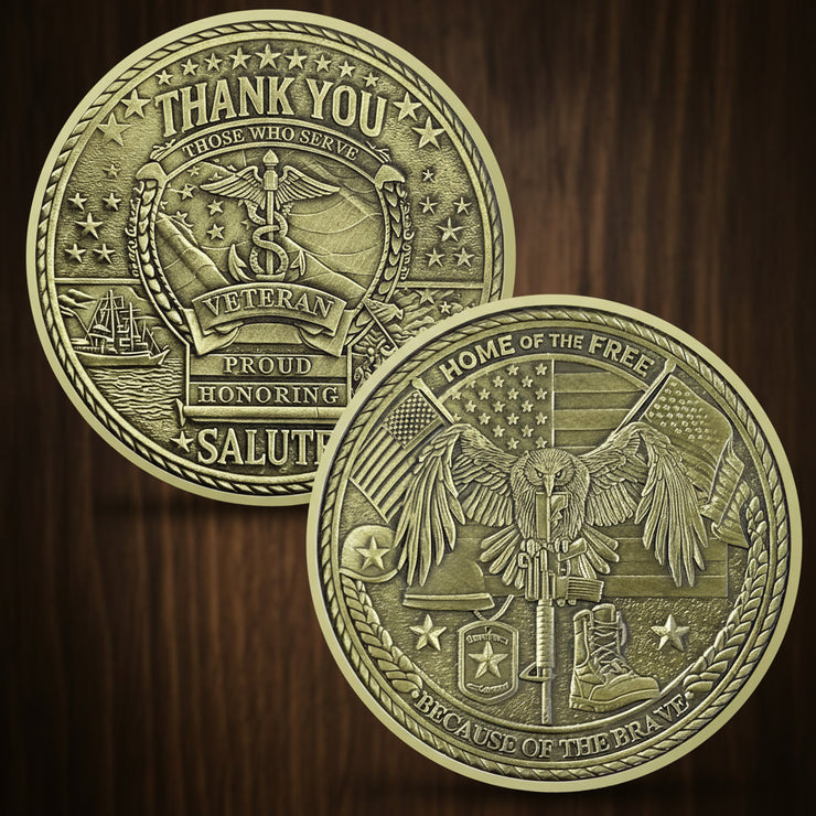 Eagle's Military Challenge Coins