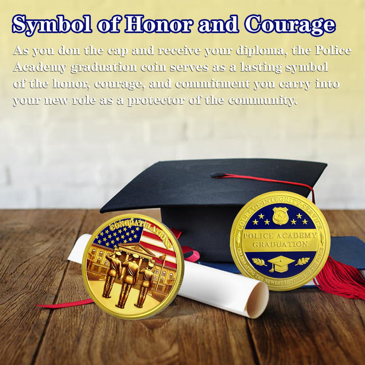 Police Graduation Gifts Coin