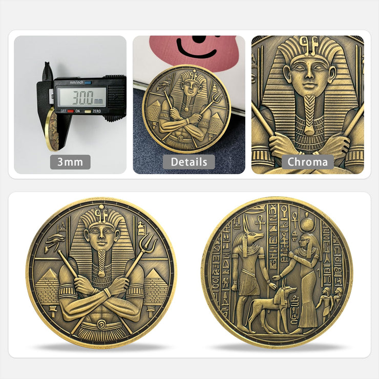 Anubis and Ancient Egyptian Religious Coin